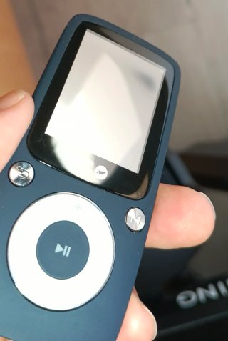 Reproductor MP3 Negro con Auriculares