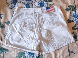 Pantaloncini corti bianchi M
