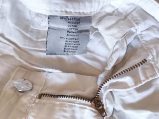Pantaloncini corti bianchi M