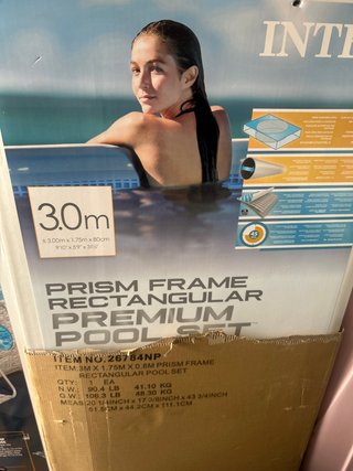 Piscina Rectangular Intex Prism Frame 3m