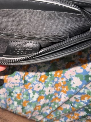 Bandolera Lacoste Negra