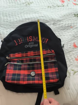Mochila John Smith & Co Negra y Roja