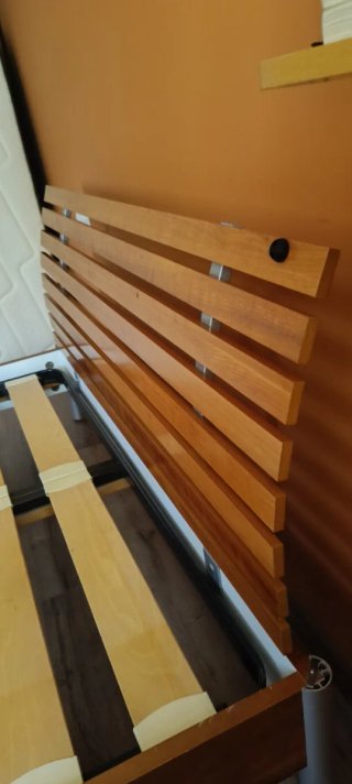 Somier y cabezal de madera