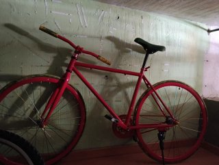 Bicicleta de carretera sin cambios