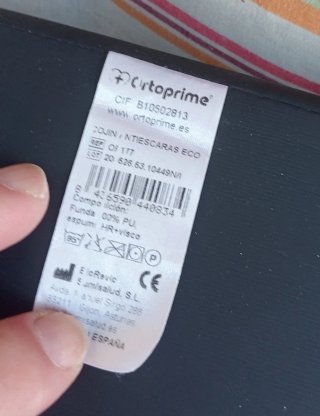 Cojín Antiescaras Negro