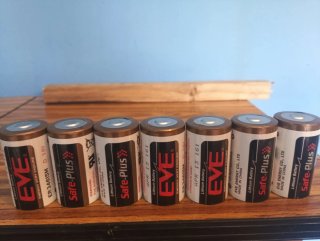 Pilas EVE ER34615M D 3.6V Litio (7uds)