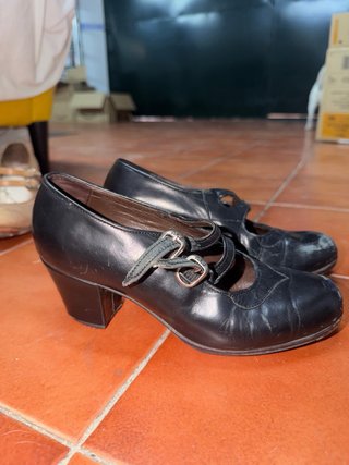 Zapatos Flamenco Gallardo Negros