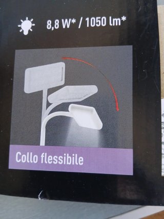 Lámpara LED de escritorio blanca