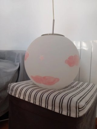 Lámpara de techo infantil nubes