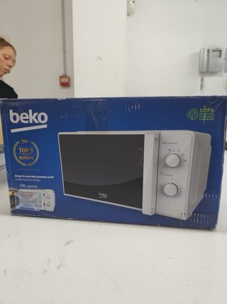 Microondas Beko 20L 700W MOC20100WFB
