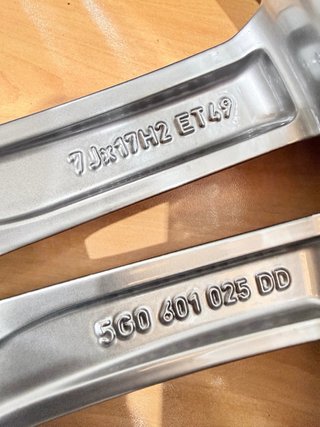 Llantas Aluminio VW 17 Originales (4 uds)
