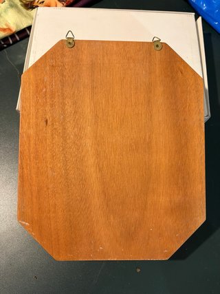 Vitrina de pared madera y cristal