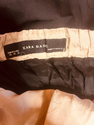 Vestido Zara Beige y Marrón