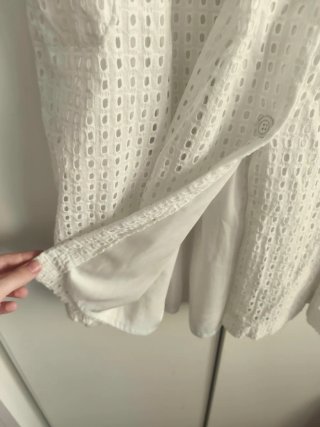 Falda Arggido Encaje Blanca
