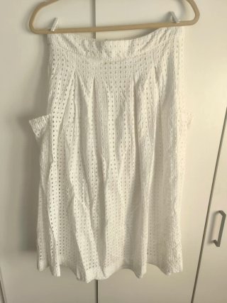 Falda Arggido Encaje Blanca