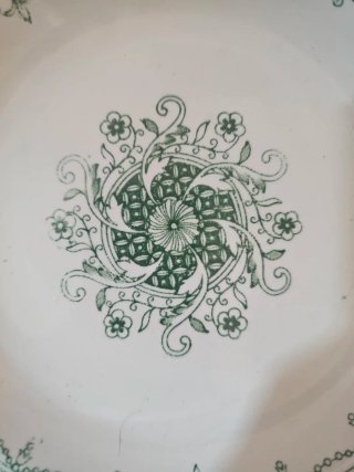 Platos Cartuja Antiguos Decorados
