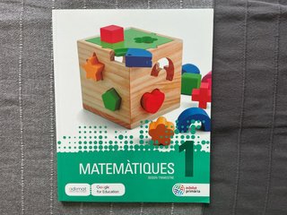 Matemàtiques 1 educació primària-segon trimestre