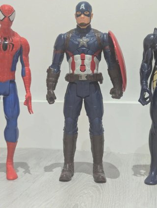 Lote 7 Figuras Marvel Hasbro Titan Hero 30 cm