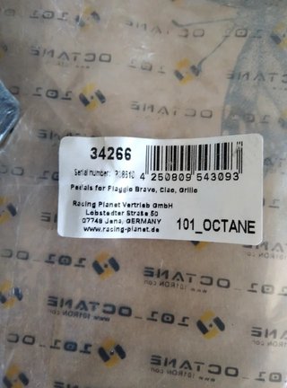 Juego pedales nuevos derbi variant o vespino