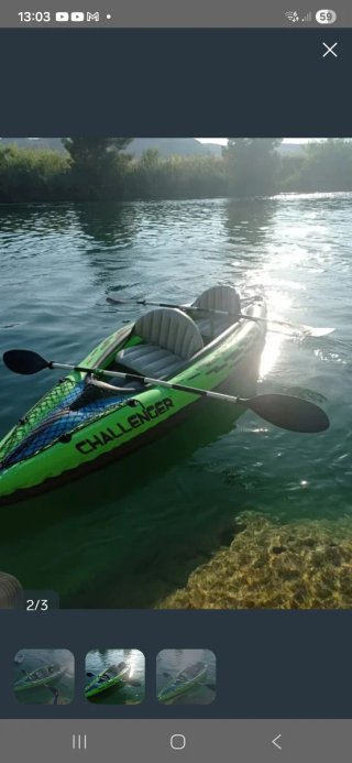 Kayak hinchable Challenger 2 personas