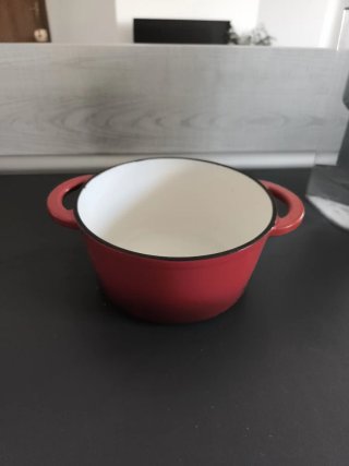 Olla Hierro Fundido Roja