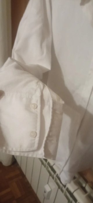 Camisa Oversize Blanca Zara Talla Única