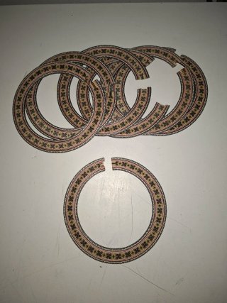 Roseta para guitarra española