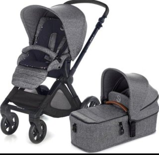 Carrito Jané Muum con capazo gris