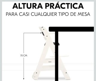 Trona Hauck Blanca para Bebé