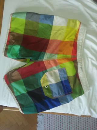 Bañador Hombre Multicolor Cuadros