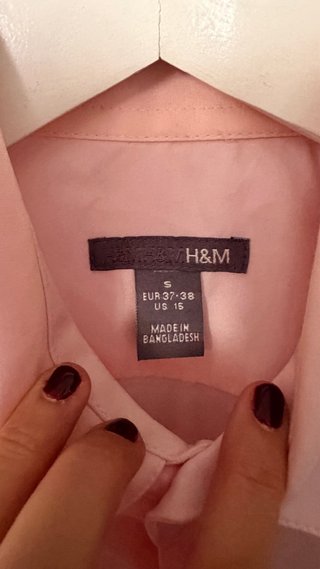 Camisa de vestir rosa para hombre
