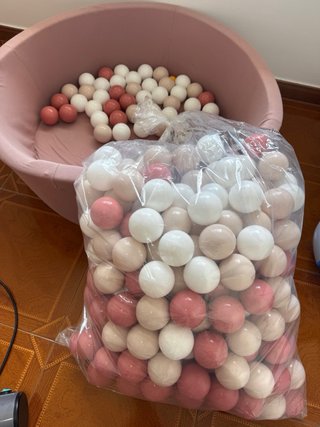 Parque conpleto de espuma infantil con 300 bolas
