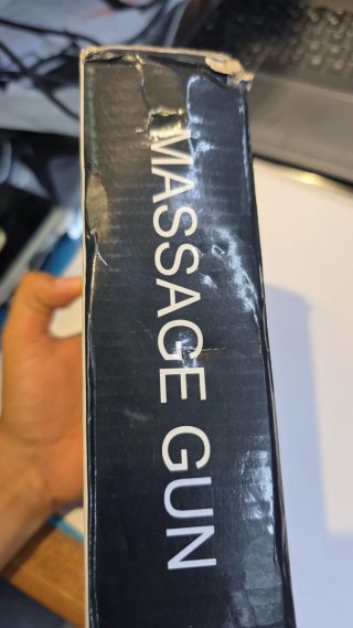 Massage gun USB rechargeable 4 heads Type-C new