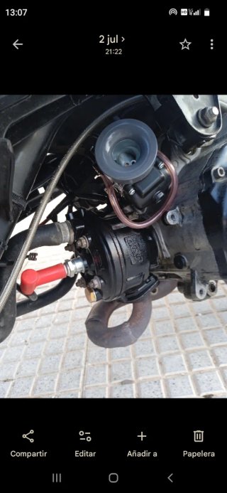 Yamaha Aerox 70cc top negro