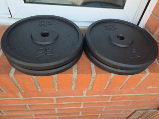 4 Discos Pesas 10kg Nuevos