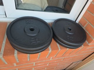 4 Discos Pesas 10kg Nuevos