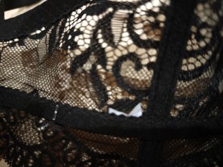 Sujetador La Perla Negro Talla 90B Encaje