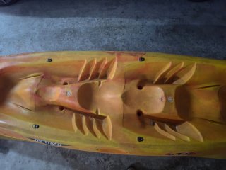 Kayak Rigido, Ocean  OPTIMO, 4 plazas.
