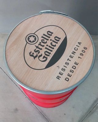 BARRIL MESA ALTA ESTRELLA GALICIA IMPOLUTO