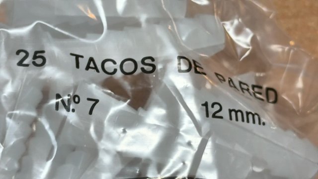 Tacos plástico pared 12×45mm dé SUMIPLAS