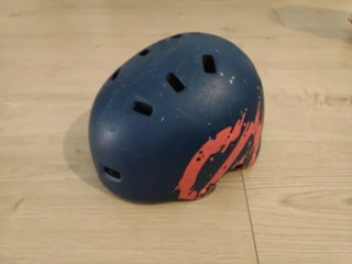 Casco de bici infantil azul
