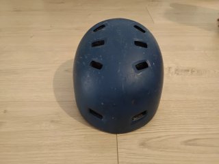 Casco de bici infantil azul