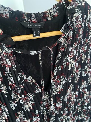 Vestido largo estampado floral