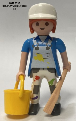 Lotti Playmobil: Pittrice, Esecutivo, Operaio, Meccanico Moto