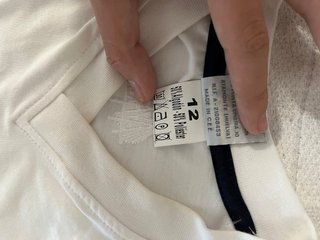 Camiseta La Salle Blanca con Logo Estrella Talla12