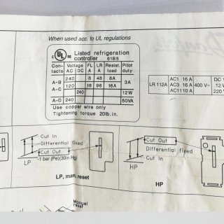 Presòstat DANFOSS | Presostato DANFOSS