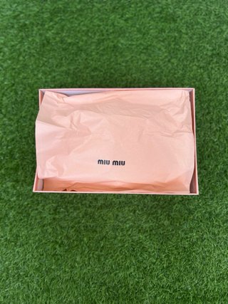 Chanclas Miu Miu Beige/Marrón Talla 38