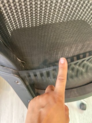 Silla de oficina ergonómica negra