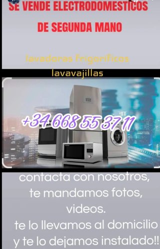 Electrodomésticos de segunda mano
