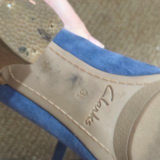 Tacones Clarks Azules